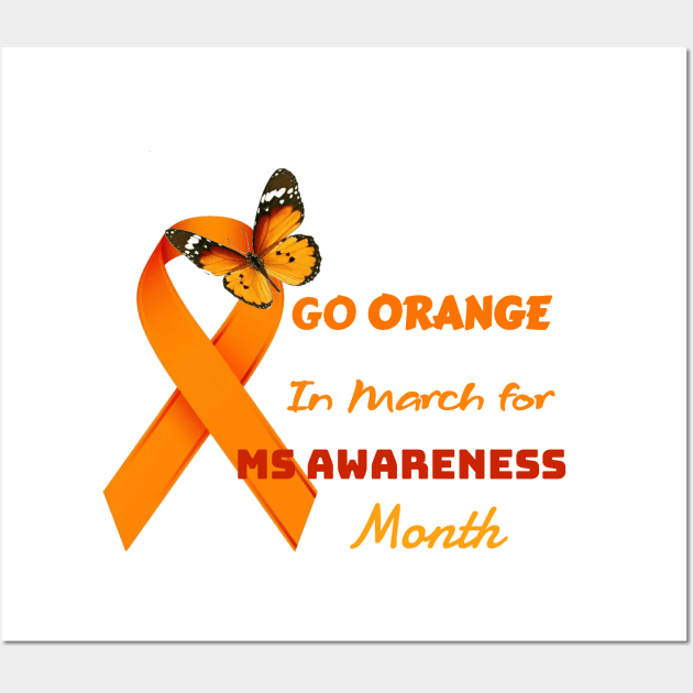 Go orange Month Wall Art by Mony Shop